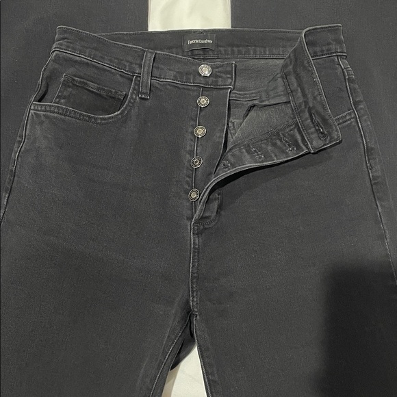 Favorite Daughter The Valentina Black Boulder Super High-Rise Flare Jean size 30 - Picture 4 of 5